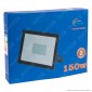 Immagine 5 - Sure Energy Faro LED SMD 150W IP65 Ultrasottile Colore Nero - mod.