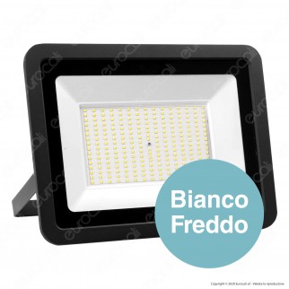 Sure Energy Faro LED SMD 200W IP65 Ultrasottile Colore Nero - mod.