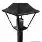 Immagine 2 - V-Tac VT-845 Lampione Portalampada Nero per Lampadine E27 da Giardino