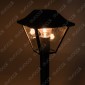 Immagine 3 - V-Tac VT-845 Lampione Portalampada Nero per Lampadine E27 da Giardino