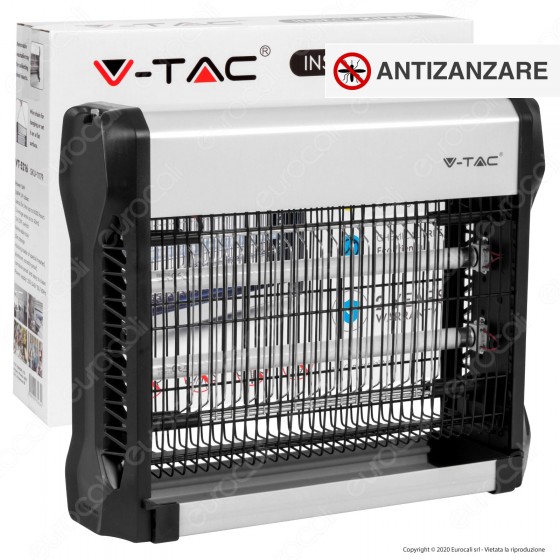 V-Tac VT-3216 Zanzariera Elettrica Insect Killer Lampada UV 16W Luce V-Tac VT-3216 Zanzariera Elettrica Insect Killer Lampada UV 16W Luce
