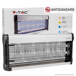 V-Tac VT-3240 Zanzariera Elettrica Insect Killer Lampada UV 40W Luce