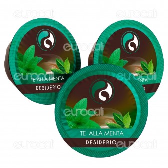 10 Capsule Baciato Caffè Desiderio Gusto Tè alla Menta Cialde