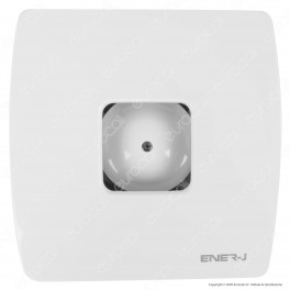 Ener-J Aspiratore 12W a Ventola 7 Pale per Condotti 100mm IPX4 95m³/h