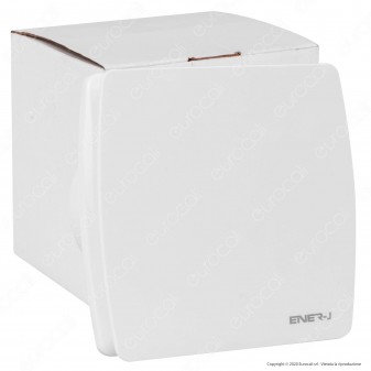 Ener-J Aspiratore 12W a Ventola 7 Pale per Condotti 100mm IPX4 95m³/h