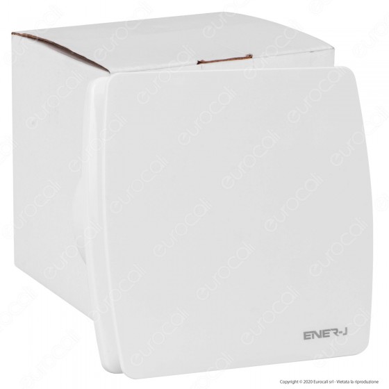 Ener-J Aspiratore 12W a Ventola 7 Pale per Condotti 100mm IPX4 95m³/h Ener-J Aspiratore 12W a Ventola 7 Pale per Condotti 100mm IPX4 95m³/h