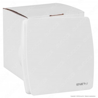 Ener-J Aspiratore 12W a Ventola 7 Pale per Condotti 100mm IPX4 95m³/h
