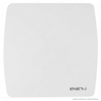 Ener-J Aspiratore 12W a Ventola 7 Pale per Condotti 100mm IPX4 95m³/h