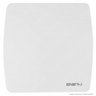 Ener-J Aspiratore 12W a Ventola 7 Pale per Condotti 100mm IPX4 95m³/h