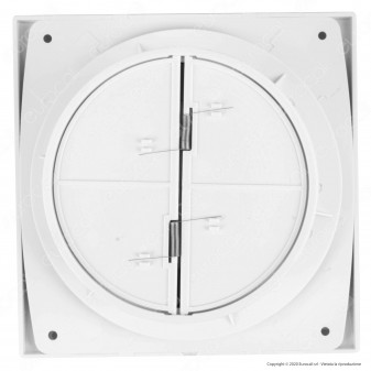Ener-J Aspiratore 12W a Ventola 7 Pale per Condotti 100mm IPX2