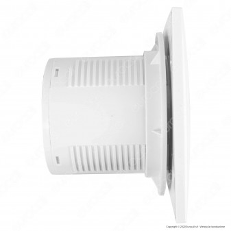 Ener-J Aspiratore 12W a Ventola 7 Pale per Condotti 100mm IPX2