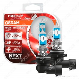 Osram Night Breaker Laser 51W - 2 Lampadine HB4