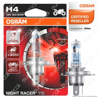 Osram Night Racer 110 per Moto 60/55W - Lampadina H4 [TERMINATO]