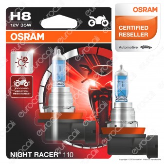 Osram Night Racer 110 per Moto 35W - Lampadina H8