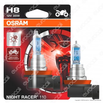 Osram Night Racer 110 per Moto 35W - Lampadina H8