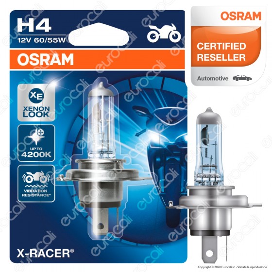 Acquista Osram X-Racer per Moto 60/55W - Lampadina H4