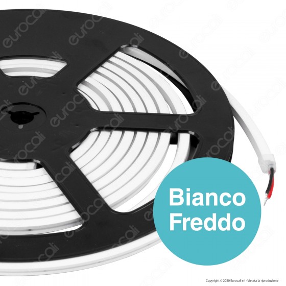 V-Tac VT-560 LED Neon Flex StripLight 8W/m 24V IP65 CRI≥90 Bianco - V-Tac VT-560 LED Neon Flex StripLight 8W/m 24V IP65 CRI≥90 Bianco -