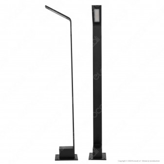 V-Tac VT-896 Lampada LED da Giardino 7W in Alluminio con Fissaggio a