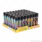 Immagine 1 - Clipper Large Fantasia Psychodelic 5 - Box da 48 Accendini [TERMINATO]