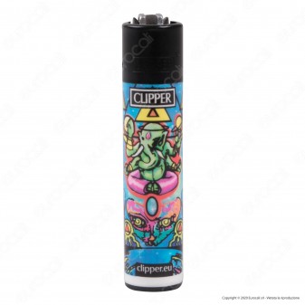 Clipper Large Fantasia Psychodelic 5 - Box da 48 Accendini [TERMINATO]