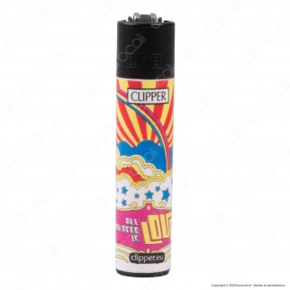 Clipper Large Fantasia Hippie Motive - 4 Accendini [TERMINATO]