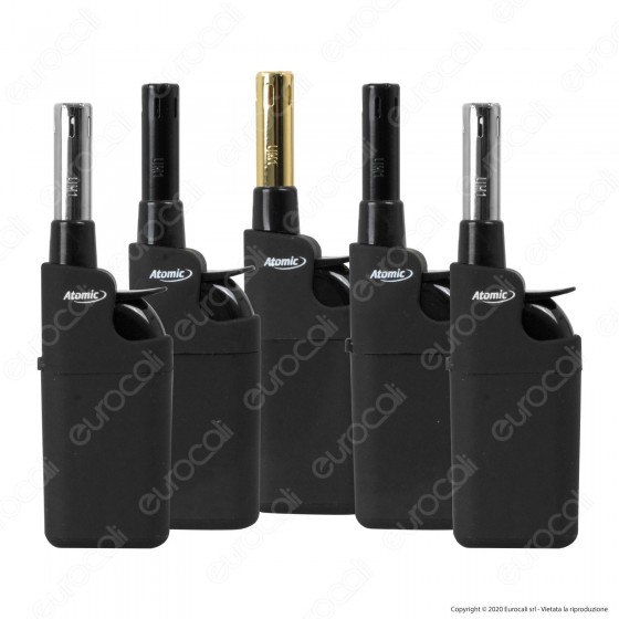 Atomic Mini BBQ Black Accendigas Multiuso Elettronico Ricaricabile Atomic Mini BBQ Black Accendigas Multiuso Elettronico Ricaricabile