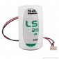 Immagine 2 - Saft Batteria Al Litio 3,6V LSH 20 ER-D Torcia D con Connettore