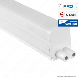 V-Tac PRO VT-065 Tubo LED T5 Chip Samsung Plafoniera Raccordabile 7W Lampadina 60cm - SKU 692 / 693 / 694