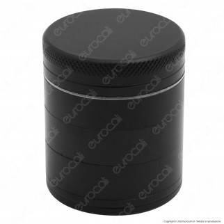 Mini Grinder Tritatabacco Black Leaf 5 Parti in Metallo [TERMINATO]