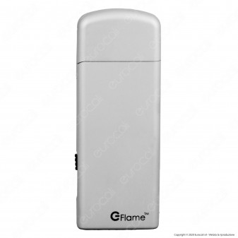 G-Flame Accendino USB Antivento Ricaricabile - Box da 15 Accendini