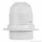 Immagine 2 - V-Tac Portalampada Termoplastico Colore Bianco per Lampadine E27 -