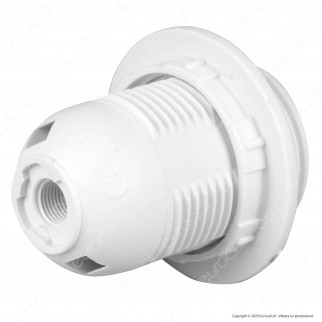 V-Tac Portalampada Termoplastico Colore Bianco per Lampadine E27 -