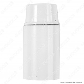 V-Tac Portalampada in Bakelite Colore Bianco per Lampadine E14 - SKU