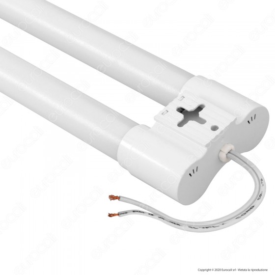 V-Tac VT-6077 Tubo LED Doppio Nano Plastic Plafoniera 18W Lampadina V-Tac VT-6077 Tubo LED Doppio Nano Plastic Plafoniera 18W Lampadina
