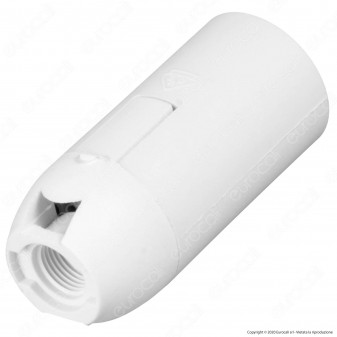 V-Tac Portalampada Termoplastico Colore Bianco per Lampadine E14 - SKU 8840