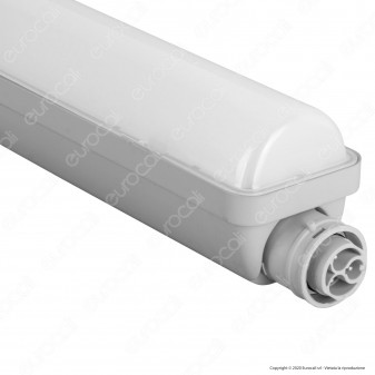 Wiva Tubo LED Plafoniera 30W mod. Niagara Lampadina 120cm Impermeabile - mod. 51200033 / 51200034 