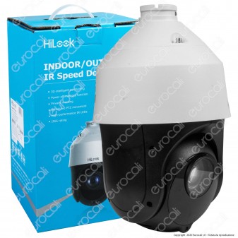 Hikvision HiLook IR Speed Dome Turbo HD Camera 2MP Telecamera di Sorveglianza Analogica 1080p IP66 - mod. PTZ-T4225I-D