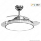 V-Tac VT-3042-3 Ventilatore da Soffitto 35W con Lampada LED 30W 3in1 Changing Color e Telecomando - SKU 7929