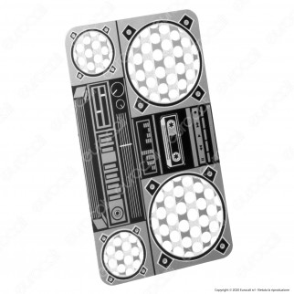 Grinder Card Formato Tessera Tritatabacco in Metallo - Boom Box