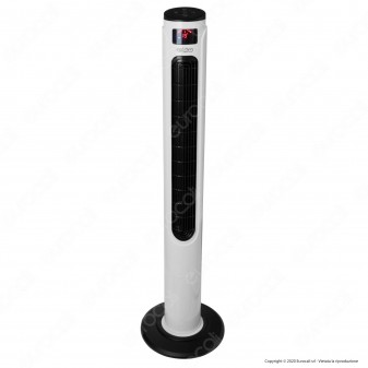 V-Tac Smart VT-5566 Smart Tower Fan Ventilatore Wi-Fi con Display