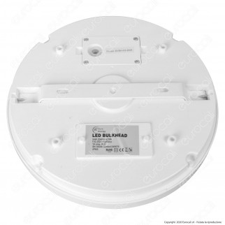 Sure Energy Plafoniera LED 24W Forma Circolare IP65 IK10 con Driver -
