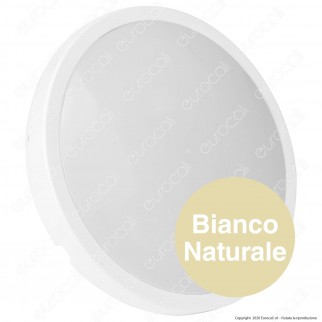 Sure Energy Plafoniera LED 24W Forma Circolare IP65 IK10 con Driver -