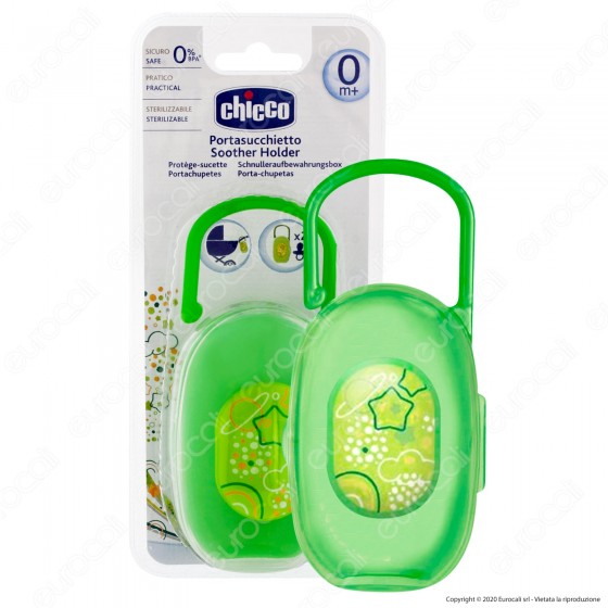 Chicco Portasucchietto Sterilizzabile con Manico - 1 Portasucchietto Chicco Portasucchietto Sterilizzabile con Manico - 1 Portasucchietto