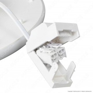 Ener-J Faretto LED 18W Smart da Incasso Rotondo Bianco Wi-Fi 3in1