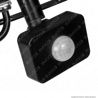 Sure Energy Faretto LED 20W IP65 Sottile Slim con Sensore di