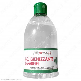 Gepar Gepargel Gel Alcolico ≥75% Antisettico Igienizzante Mani
