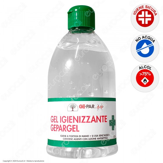 Gepar Gepargel Gel Alcolico ≥75% Antisettico Igienizzante Mani Gepar Gepargel Gel Alcolico ≥75% Antisettico Igienizzante Mani