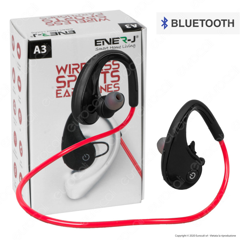 Ener-J Wireless Sports Earphones Coppia di Auricolari Bluetooth