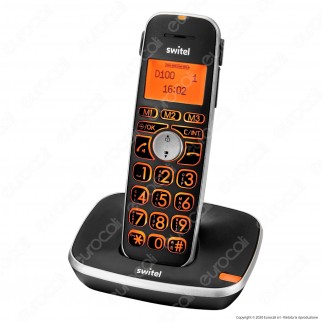 Switel D100 Vita Comfort Telefono Cordless per Portatori di