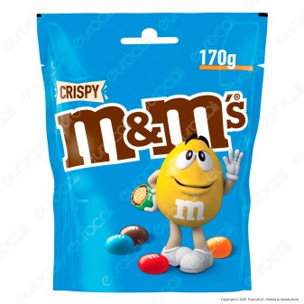 M&M's Crispy Confetti con Cereali Ricoperti di Cioccolato - Busta da 170g